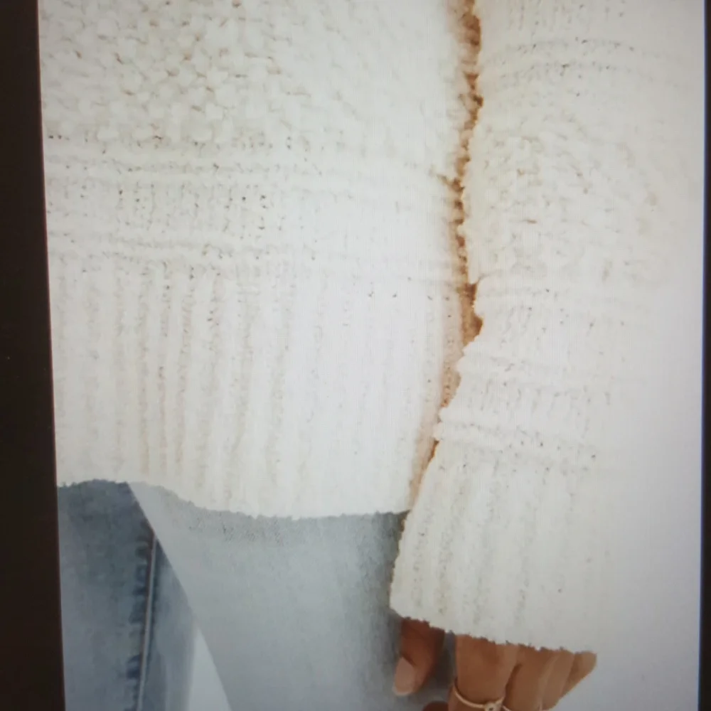 Madewell BRONSON Chunky Neutral Cardigan Sweater Sz L